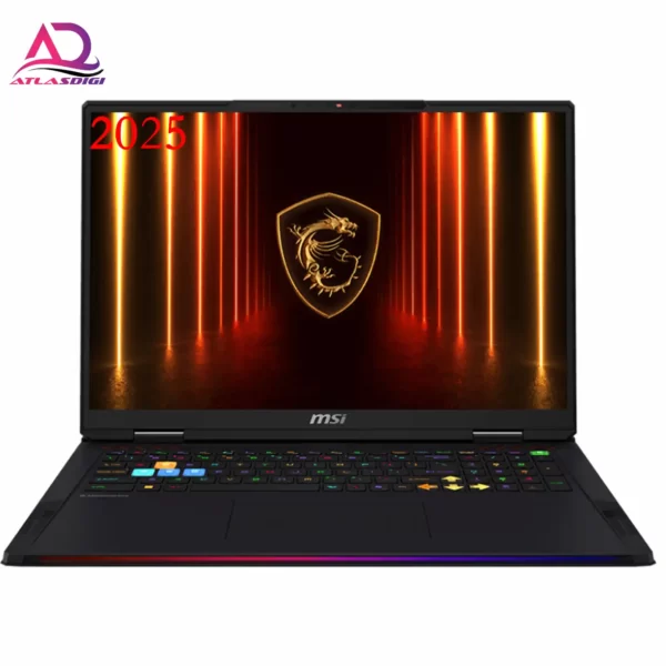 لپ تاپ گیمینگ ام اس ای مدل MSI Raider 18 HX AI 2025 Ultra 9 275HX RTX5080 64GB 2TB MiniLED