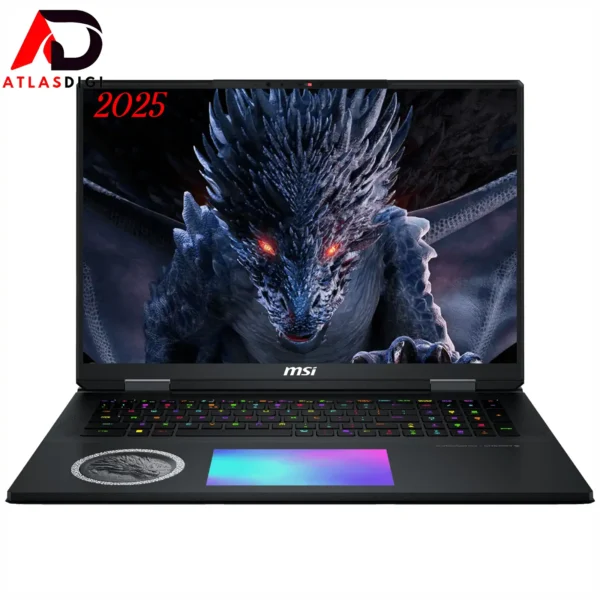 لپ تاپ گیمینگ ام اس ای مدل MSI Titan 18 HX Dragon Edition Norse Myth 2025 Ultra9-285HX RTX5090 64GB 6TB