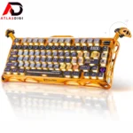 کیبورد مکانیکال گیمینگ گراواستار نسخه ویژه Mercury K1 Pro Special Edition - Battle-Worn Yellow