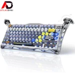 کیبورد مکانیکال گیمینگ گراواستار نسخه ویژه Mercury K1 Pro - Interstellar Silver