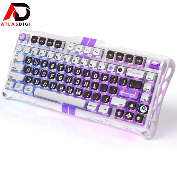 کیبورد مکانیکال گیمینگ گراواستار GravaStar Mercury V75- HE Gaming Keyboard