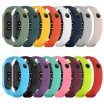 بند سیلیکونی دستبند سلامتی شیائومی مدل Xiaomi Mi Band 5 Silicone Bracelet با قفل دکمه‌ای آسان و طول متغیر