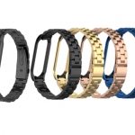بند فلزی دستبند سلامتی شیائومی می بند پنج و شش Xiaomi Mi Band 5/6 Metal Strap