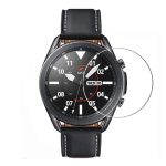 گلس شیشه‌ای ساعت سامسونگ گلکسی واچ سه چهل و یک میلی‌متری (Galaxy Watch 3 41mm) شفاف و ضد خش